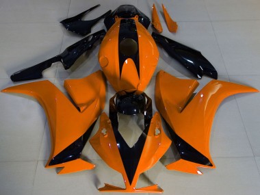 Meilleurs Carénages Moto Honda CBR1000RR 2012-2016 - Orange Noir Brillant