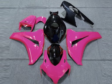 Meilleurs Carénages Moto Honda CBR1000RR 2008-2011 - Rose Noir Brillant