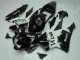 Carénages Moto Honda CBR600RR 2003-2004 - Noir Brillant Blanc West Mobil