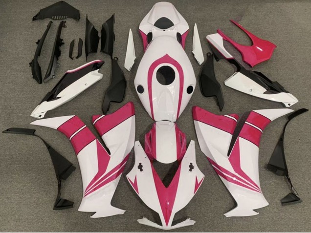 Carénages Moto Honda CBR1000RR 2012-2016 - Blanc Rose Noir
