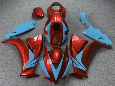 Meilleurs Carénages Moto Honda CBR1000RR 2012-2016 - Rouge Bleu Clair