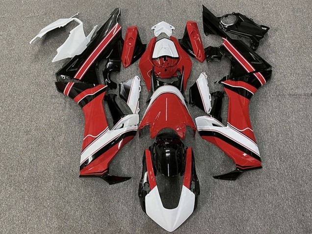 Carénages Moto Honda CBR1000RR 2017-2024 - Blanc Rouge Noir Brillant