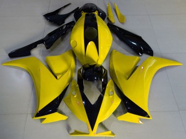 Meilleurs Carénages Moto Honda CBR1000RR 2012-2016 - Jaune Noir Brillant