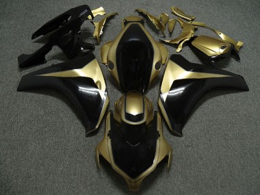 Meilleurs Carénages Moto Honda CBR1000RR 2008-2011 - Or Noir Brillant