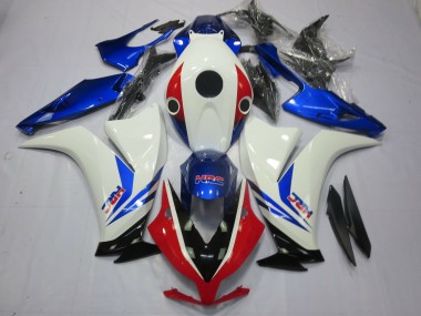 Meilleurs Carénages Moto Honda CBR1000RR 2012-2016 - Blanc Bleu Rouge HRC
