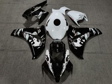 Meilleurs Carénages Moto Honda CBR1000RR 2008-2011 - Blanc Noir Brillant Le Mis New