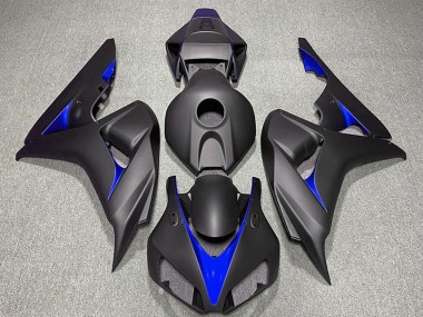 Meilleurs Carénages Moto Honda CBR1000RR 2006-2007 - Noir Mat Bleu