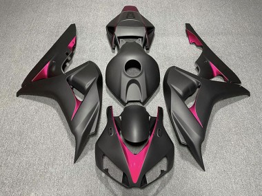 Meilleurs Carénages Moto Honda CBR1000RR 2006-2007 - Noir Mat Rose