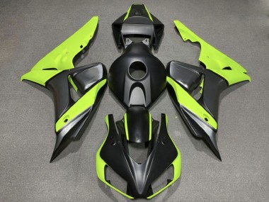 Meilleurs Carénages Moto Honda CBR1000RR 2006-2007 - Vert Noir Mat