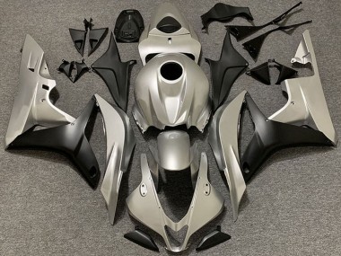 Meilleurs Carénages Moto Honda CBR1000RR 2006-2007 - Argent Noir Mat