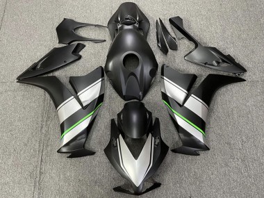 Meilleurs Carénages Moto Honda CBR1000RR 2012-2016 - Argent Vert Noir Mat