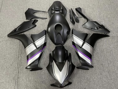 Meilleurs Carénages Moto Honda CBR1000RR 2012-2016 - Argent Violet Noir Mat