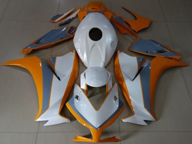 Meilleurs Carénages Moto Honda CBR1000RR 2012-2016 - Blanc Orange Gris