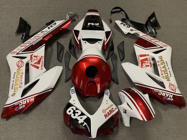Meilleurs Carénages Moto Honda CBR1000RR 2004-2005 - Blanc Rouge Musashi 634