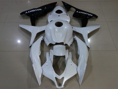 Meilleurs Carénage Moto Honda CBR600RR 2007-2008 - Blanc Noir Brillant