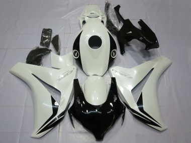 Meilleurs Carénages Moto Honda CBR1000RR 2008-2011 - Blanc Perle Noir Brillant