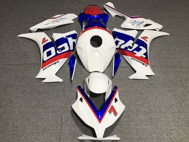 Meilleurs Carénages Moto Honda CBR1000RR 2012-2016 - Blanc Rouge Bleu Tyco