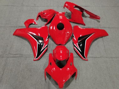 Meilleurs Carénages Moto Honda CBR1000RR 2008-2011 - Rouge Noir Brillant OEM Style