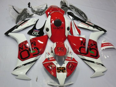 Meilleurs Carénages Moto Honda CBR1000RR 2012-2016 - Blanc Rouge Go&Fun