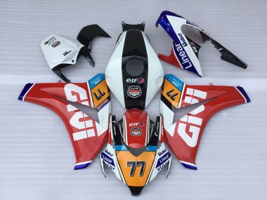 Meilleurs Carénages Moto Honda CBR1000RR 2008-2011 - Blanc Rouge Bleu Orange Noir Elf Givi 77