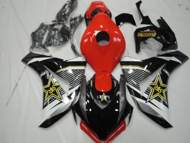 Meilleurs Carénages Moto Honda CBR1000RR 2008-2011 - Blanc Rouge Noir Brillant RockÉtoile Style