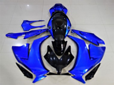 Meilleurs Carénages Moto Honda CBR1000RR 2012-2016 - Bleu Noir Brillant