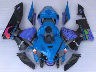 Meilleurs Carénages Moto Honda CBR600RR 2005-2006 - Bleu Requin