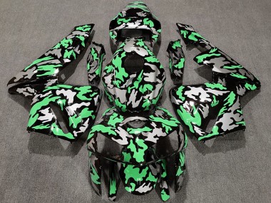Meilleurs Carénages Moto Honda CBR600RR 2005-2006 - Camouflage Vert Clair