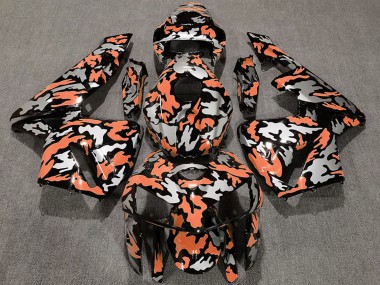 Meilleurs Carénages Moto Honda CBR600RR 2005-2006 - Camouflage Or Clairange