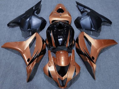 Meilleurs Carénages Moto Honda CBR600RR 2009-2012 - Bonbon Orange Noir Brillant