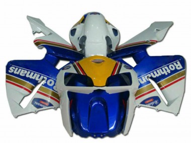 Meilleurs Carénages Moto Honda CBR600RR 2005-2006 - Bleu Or Rouge Blanc Rothmans