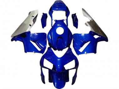 Meilleurs Carénages Moto Honda CBR600RR 2003-2004 - Argent Bleu