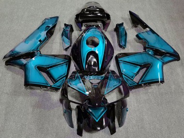 Meilleurs Carénages Moto Honda CBR600RR 2005-2006 - Bleu Clair Profond