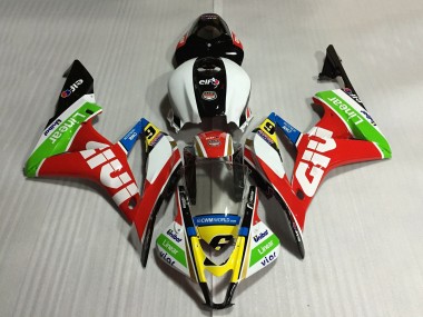 Meilleurs Carénages Moto Honda CBR600RR 2007-2008 - Blanc Rouge Vert Jaune Noir Brillant Givi 6