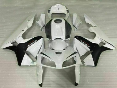 Meilleurs Kits Carénage Moto ABS Honda CBR600RR 2005-2006 - Blanc Noir