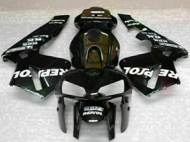 Meilleurs Carénages Moto Honda CBR600RR 2005-2006 - Noir Repsol