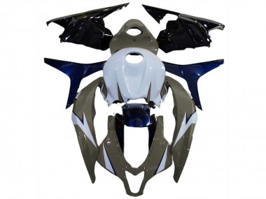 Meilleurs Carénages Moto Honda CBR600RR 2009-2012 - Blanc Gris Bleu Noir Brillant