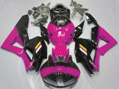Meilleurs Carénages Moto Honda CBR600RR 2013-2023 - Rose Noir Brillant Blanc Jaune