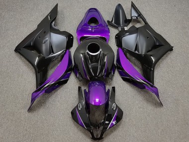 Meilleurs Carénages Moto Honda CBR600RR 2009-2012 - Blanc Violet Bleu Noir Mat