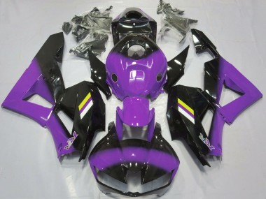 Meilleurs Carénages Moto Honda CBR600RR 2013-2023 - Violet Noir Brillant Blanc Jaune