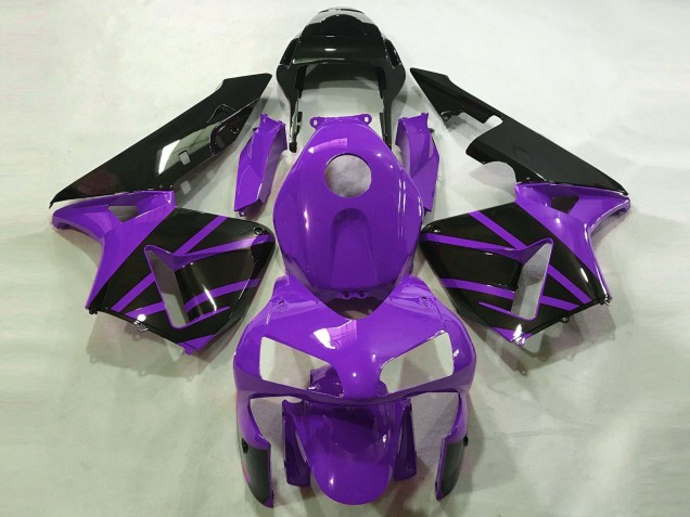 Carénages Moto Honda CBR600RR 2003-2004 - Violet Noir Brillant OEM Style