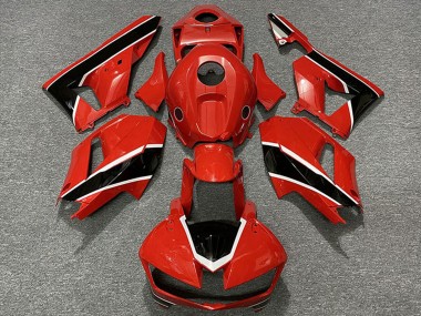 Meilleurs Carénages Moto Honda CBR600RR 2013-2023 - Rouge Noir Blanc Jaune