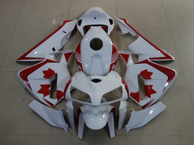 Meilleurs Carénages Moto Honda CBR600RR 2005-2006 - Blanc Rouge Canada
