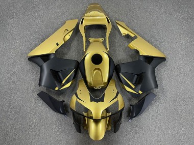 Meilleurs Carénages Moto Honda CBR600RR 2003-2004 - Or Noir Mat