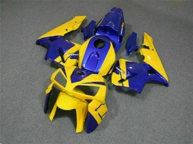 Meilleurs Carénages Moto Honda CBR600RR 2005-2006 - Jaune Bleu