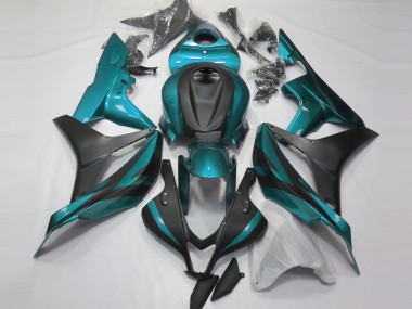 Meilleurs Carénages Moto Honda CBR600RR 2007-2008 - Bleu Clair Noir Mat