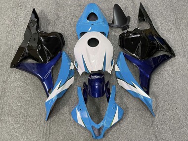 Meilleurs Carénage Moto Honda CBR600RR 2009-2012 - Blanc Bleu Noir Brillant
