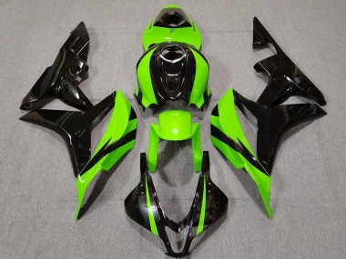 Meilleurs Carénage Moto Honda CBR600RR 2007-2008 - Vert Noir Brillant