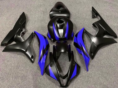 Meilleurs Carénage Moto Honda CBR600RR 2007-2008 - Bleu Noir Mat