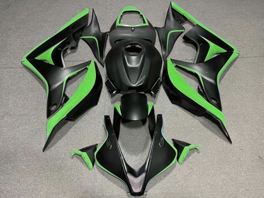 Meilleurs Carénage Moto Honda CBR600RR 2007-2008 - Vert Noir Mat
